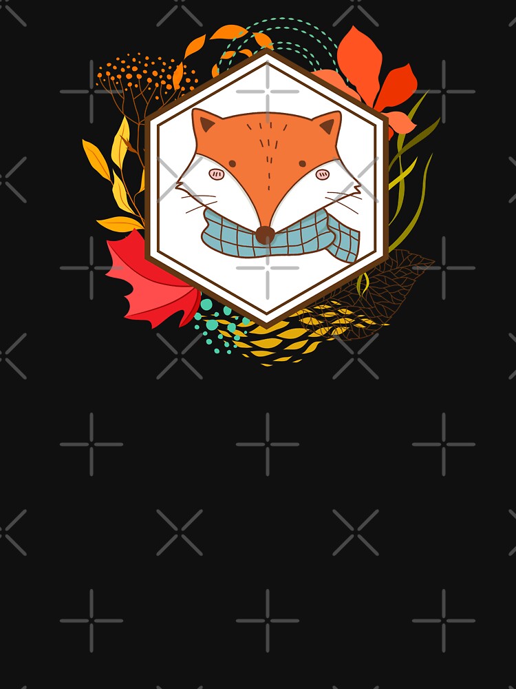 Geometric Fall Fox by NightOwlCreates