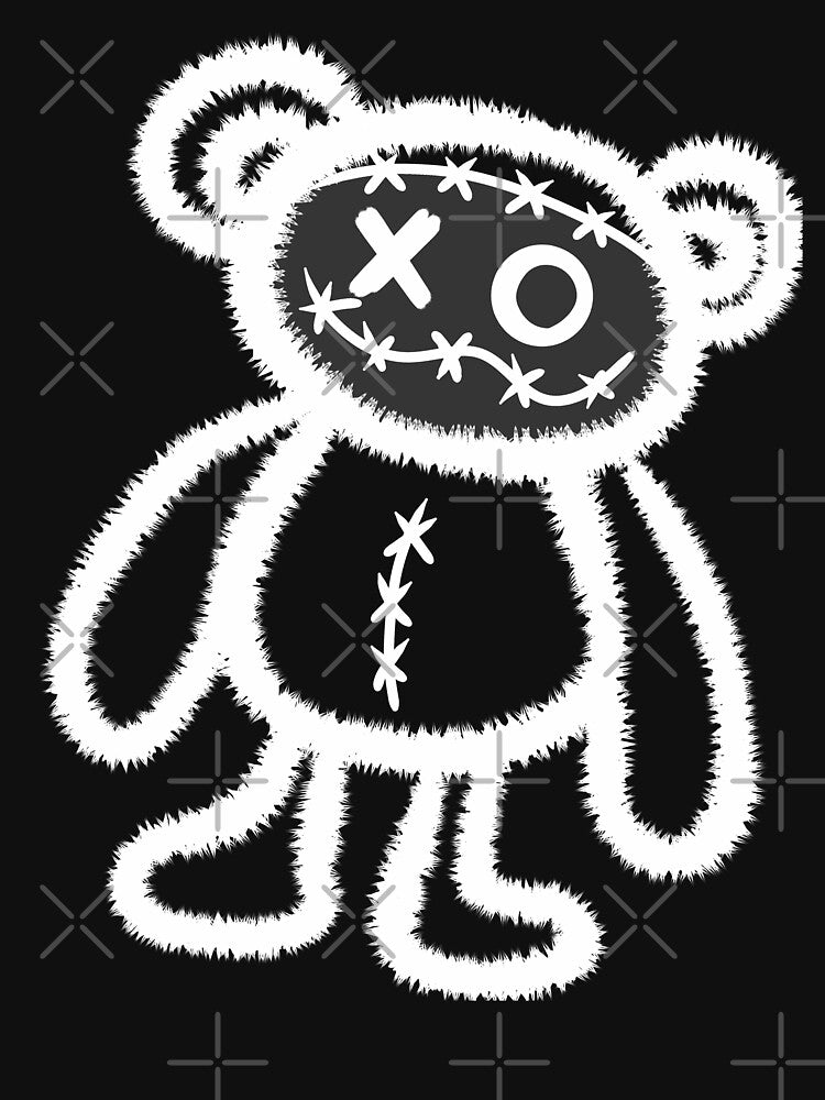 zombie teddy bear by Artsbyhash