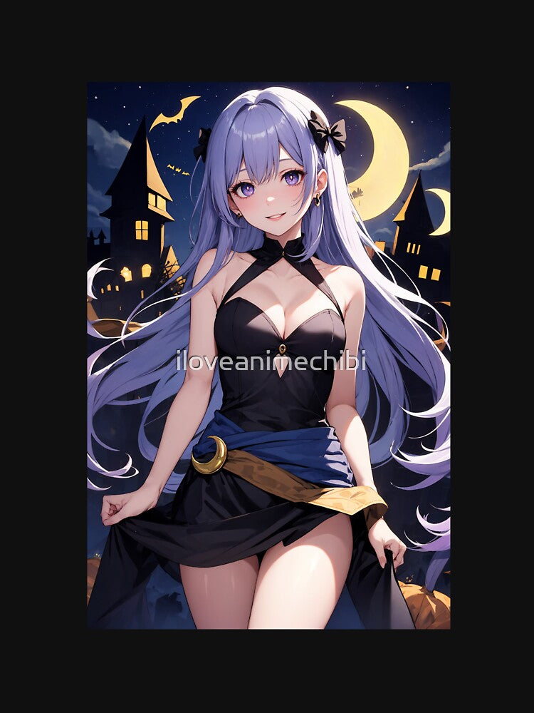 Cute Halloween Anime Girl #3 by iloveanimechibi