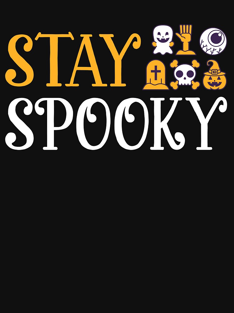 Halloween Stay Spooky T-Shirt, Halloween Shirt, Evil Pumpkin Shirt, Halloween Costume Shirt, Ghost Shirt, Skeleton Shirt, Fall Shirt by UrbanJupiter1