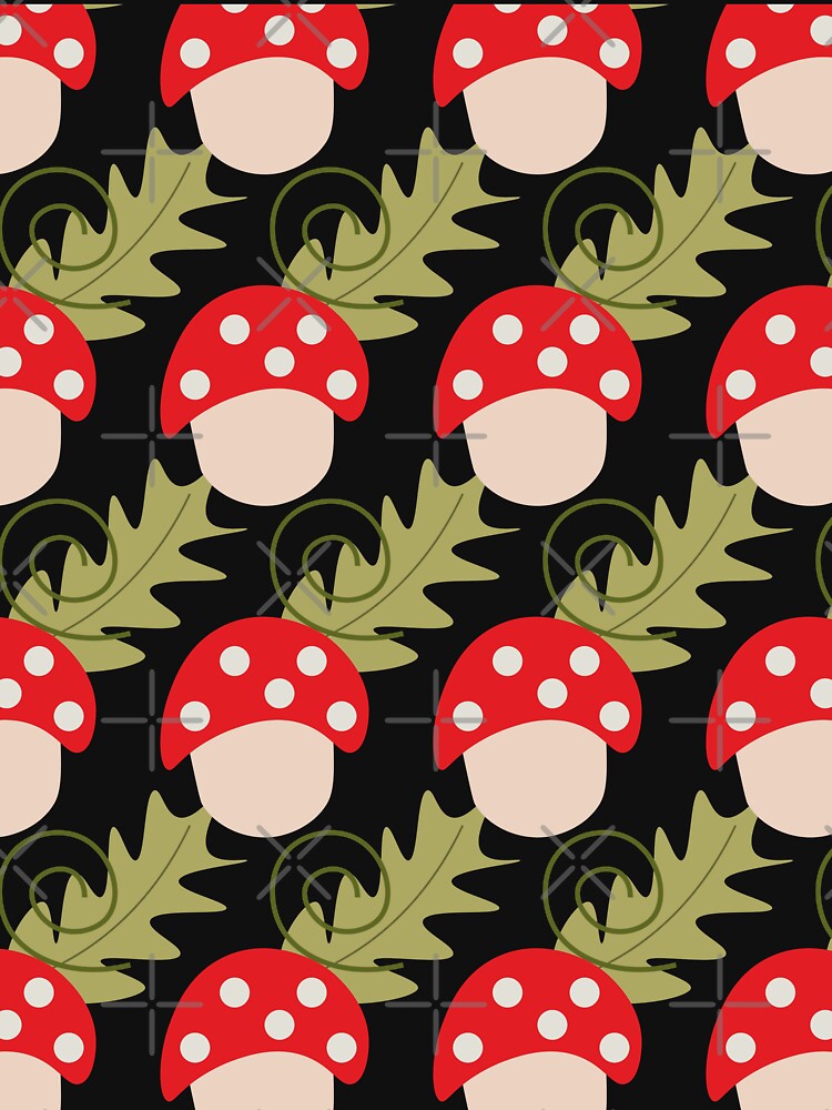 mushrooms pattern by SunGraphicArt
