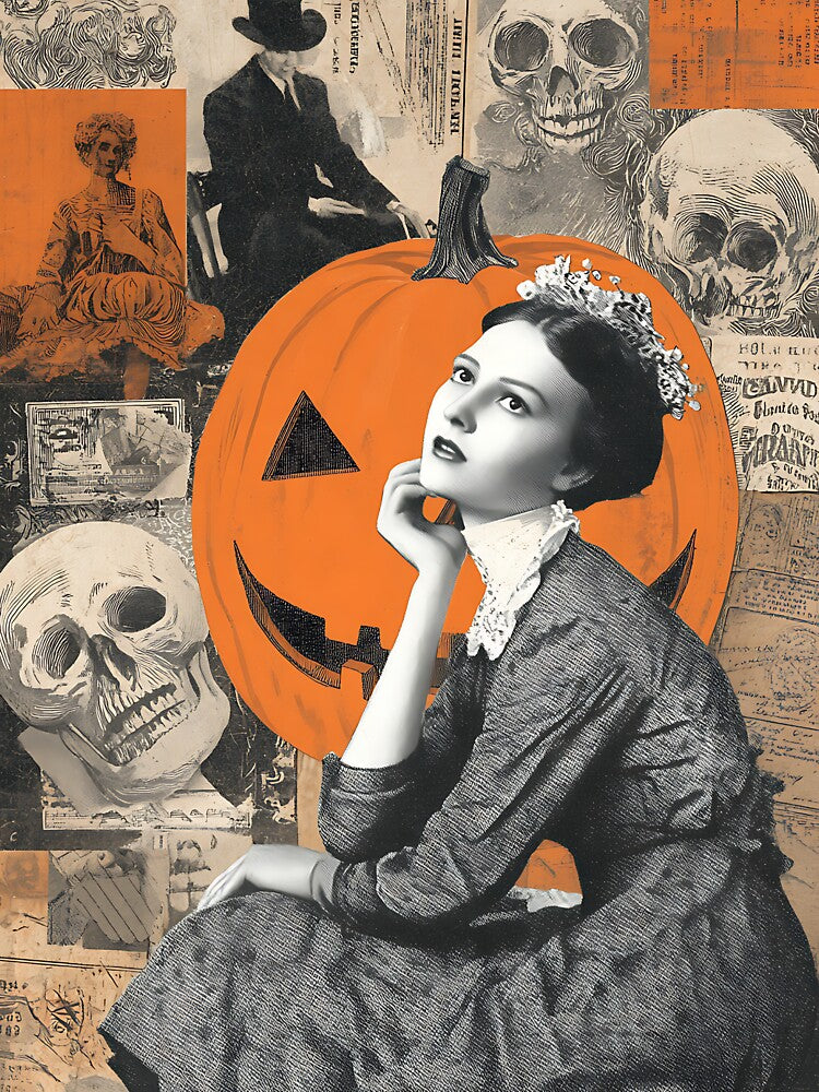 Classic Retro Halloween Collage by bapupa