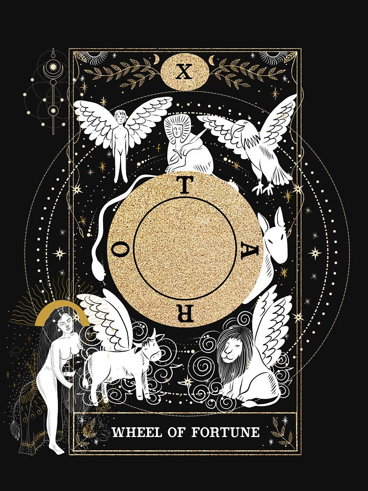 Wheel Of Fortune Tarot Card Gothic Horror by MixyMugs