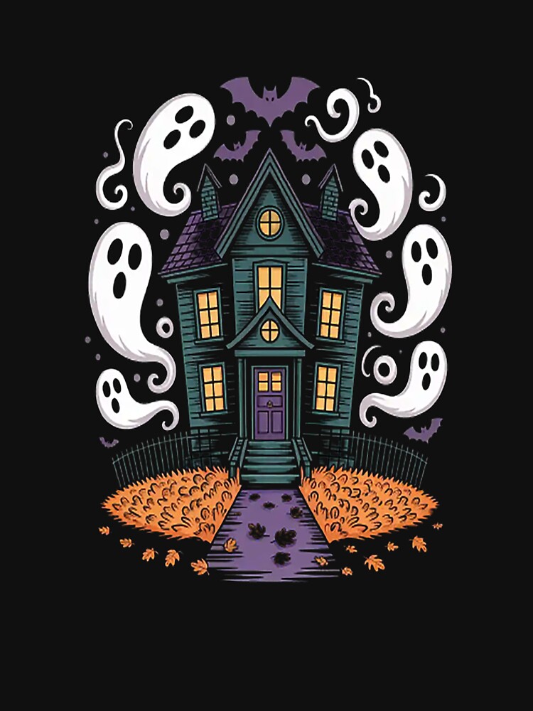 Ghostly Whispers In The Haunted House Night by mandiana