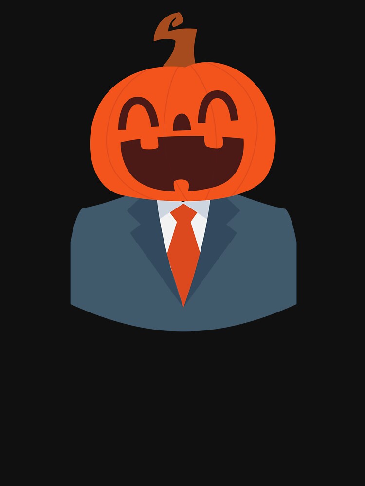 Halloween Scary Evil Pumpkin Funny Pumpkin Head by 99Posters