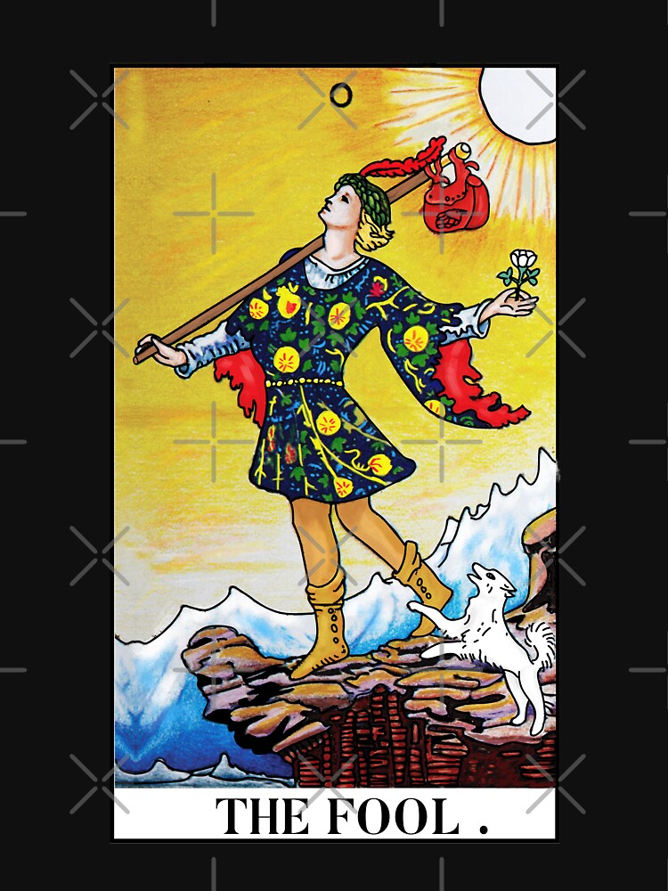 The Fool tarot t-shirts -The Fool Tarot Card Shirt -T-Shirt 00 by TeeARTHY