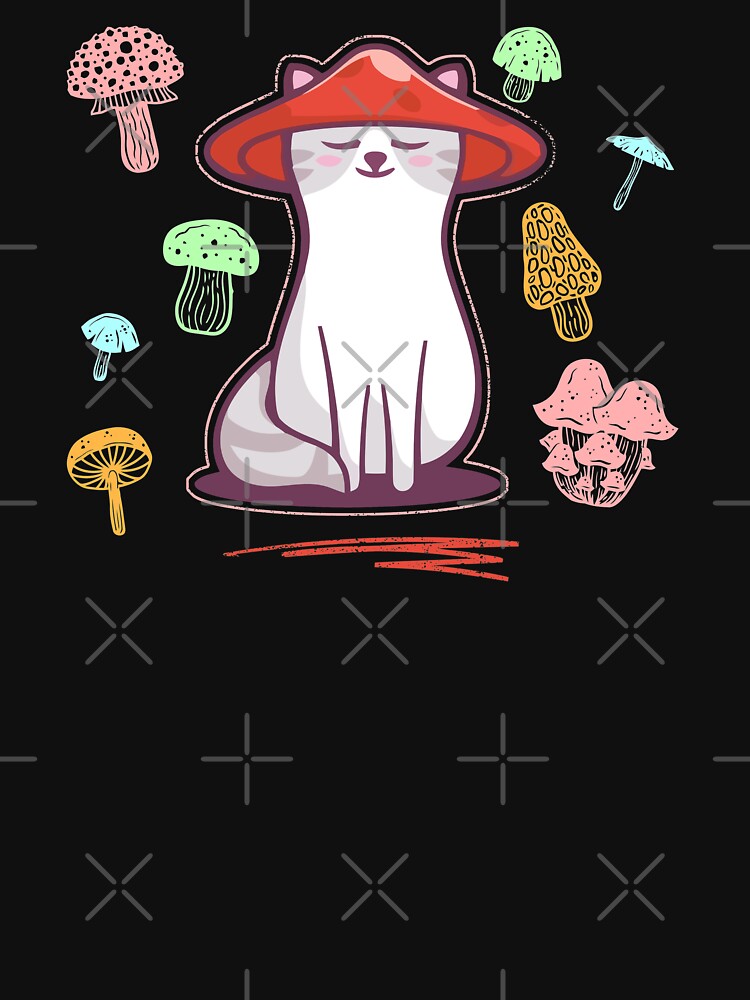 Cat Mushroom Lover Fungi Kitten Fungus Foraging Mycology Mycologist by shoptshirtswag