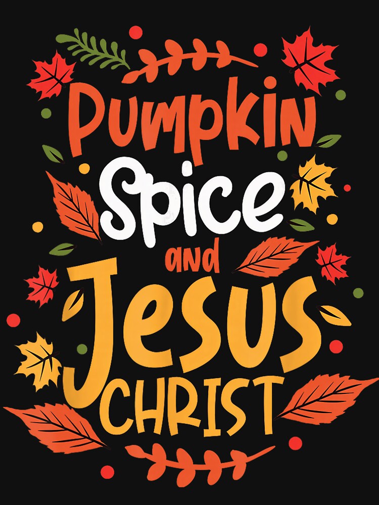 and Jesus Vintage Retro Spice Christmas Funny Classic Pumpkin Christ by JamieFmorriSS