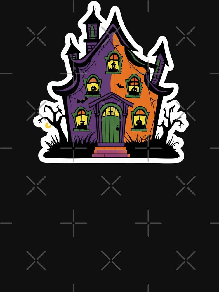 Unique Multicolored Haunted House by LewpyG