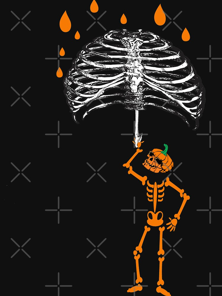 Funny Pumpkin Skeleton by DifferentDSG