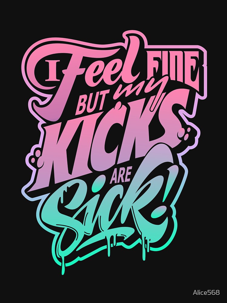 Psychic Pink Light Thistle Aurora KICKS ARE SICK  VaporMax Plus White Sneaker T-Shirt by Alice568