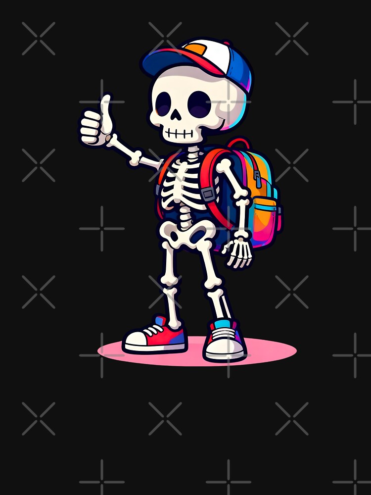 A FRIENDLY SKELETON by infinitearte