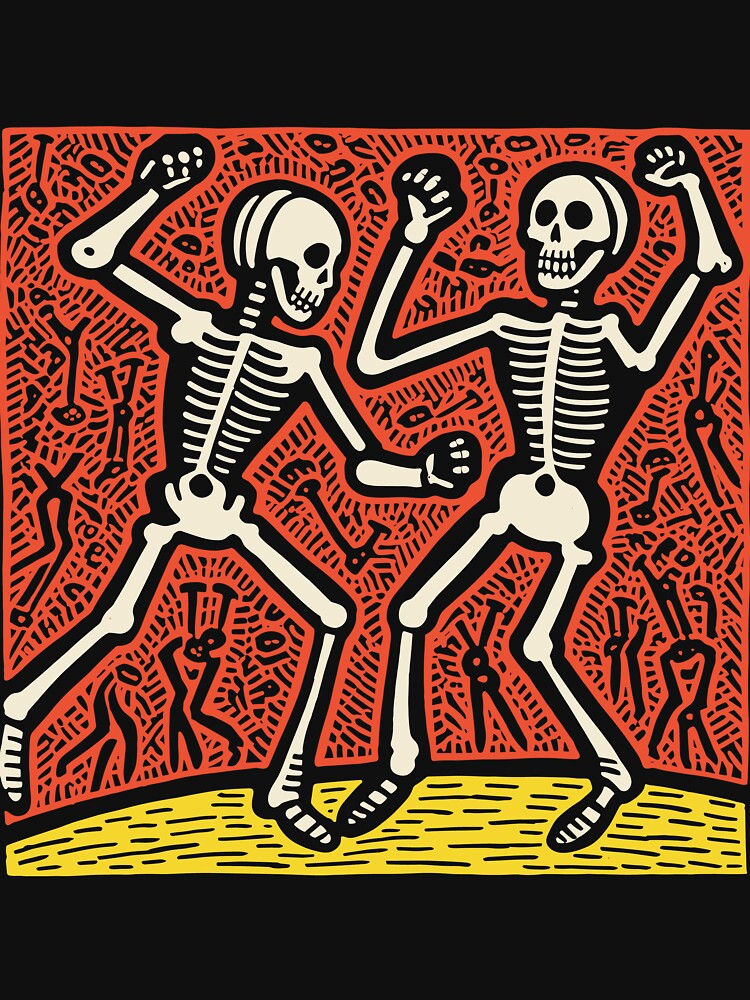 Skeleton Dancing by Nekiy