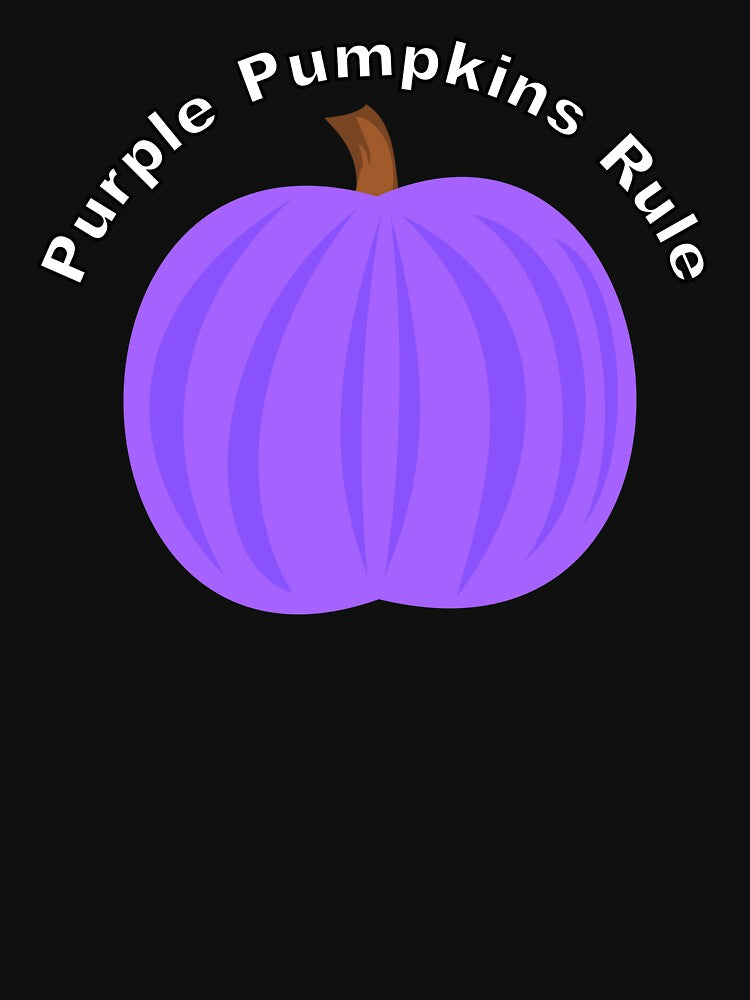 Purple Pumpkins Rule Design by HalloweenThings