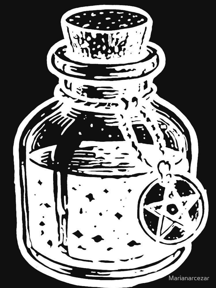 Cosmic Potion | Vintage Alchemy Bottle by Marianarcezar