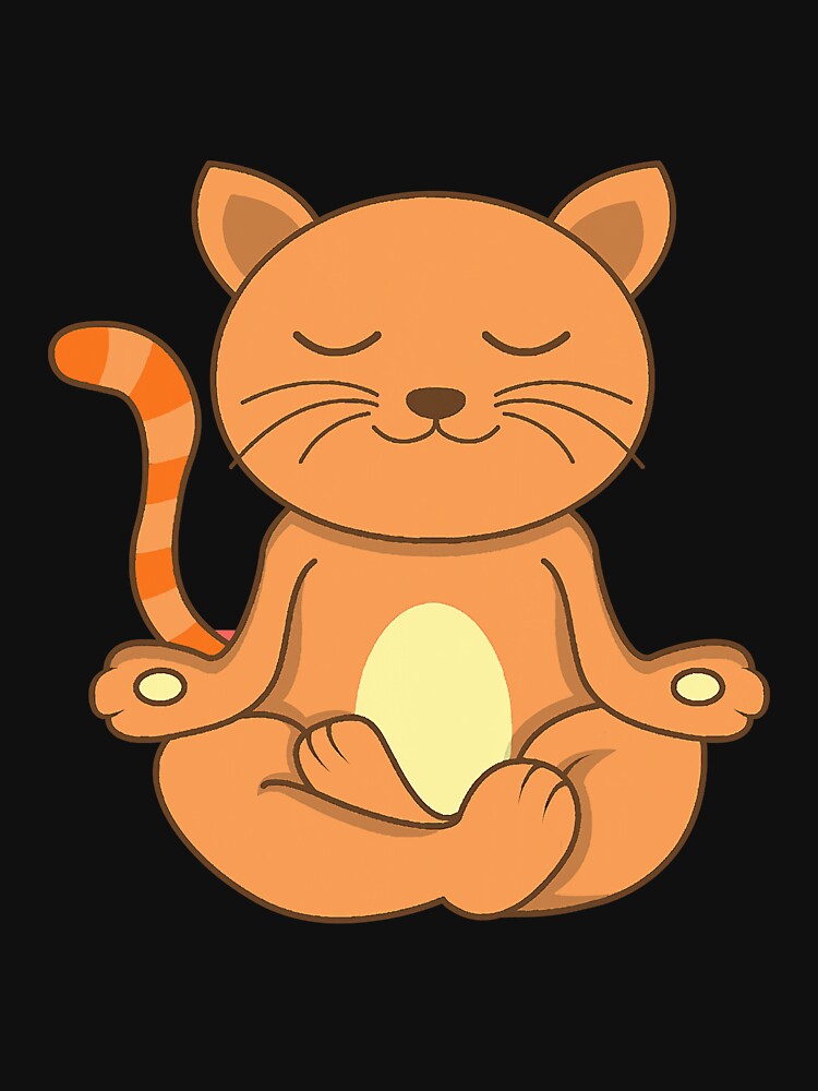 Yoga Cat Cat Lover Namaste Cat by carpe9572