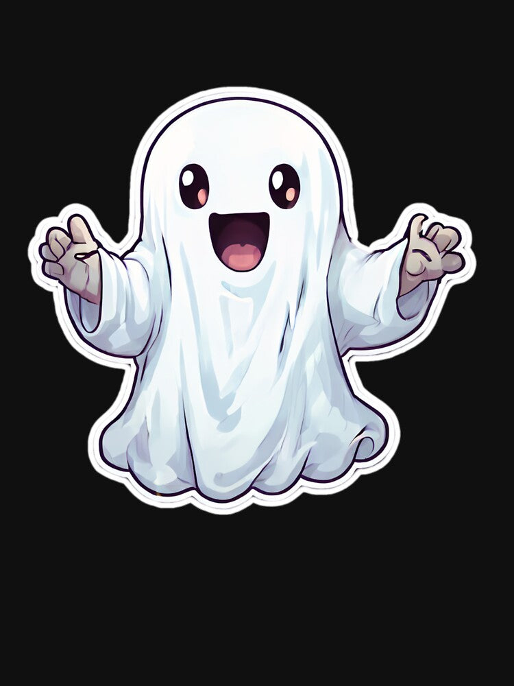 cute halloween ghost by MonicaSpolsky