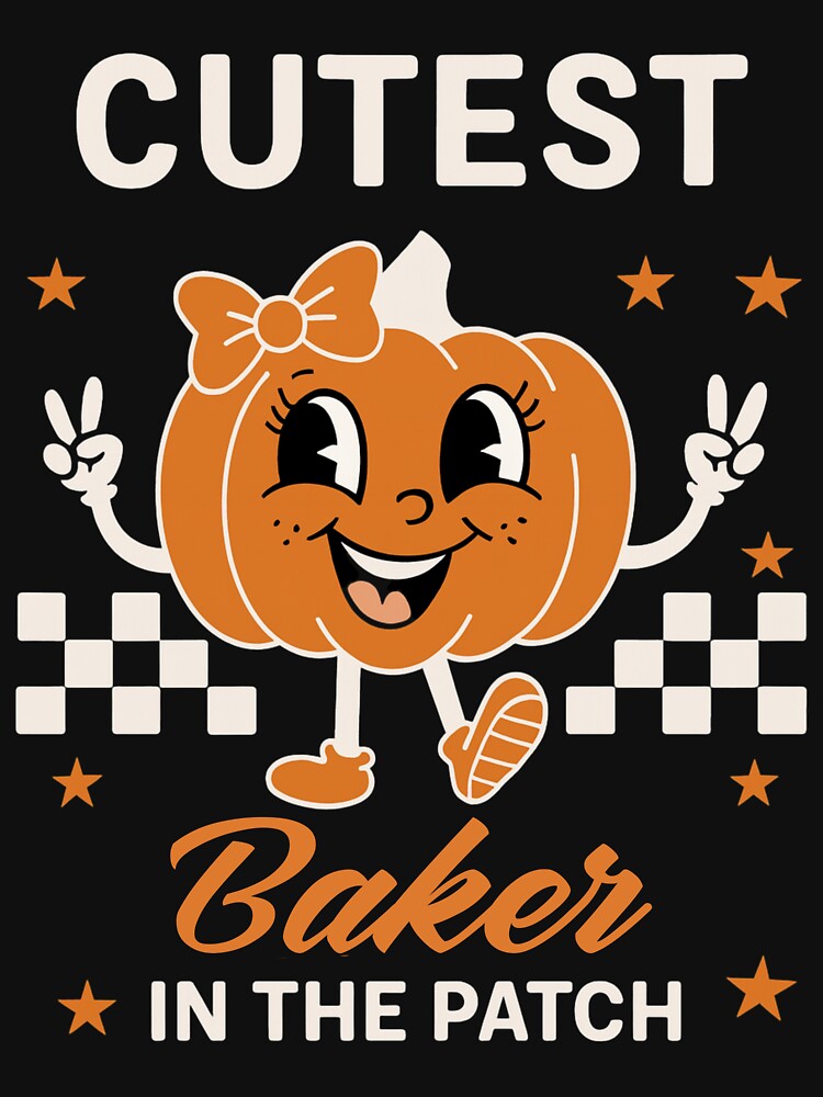 Clever Halloween Baker Pumpkin Patch, Funny Fall Design, Spooky Baker Gift, Halloween Costume by Orens POD