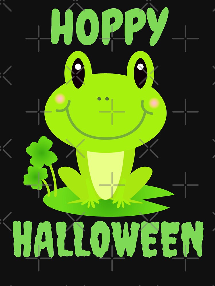 Hoppy Halloween, Cute Frog Halloween Pun by ACC