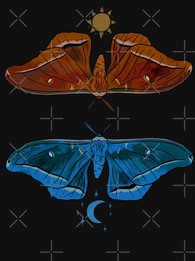 Celestial moths by katkinggross