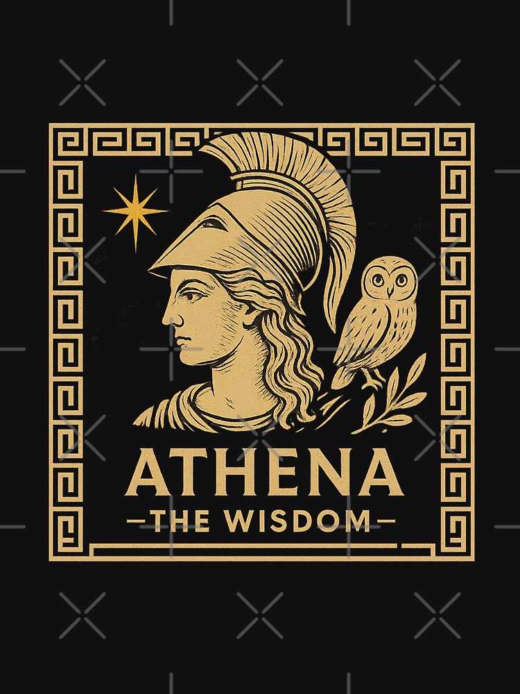 Athena — The Wisdom | Greek Mythology Tarot Card by Bratak