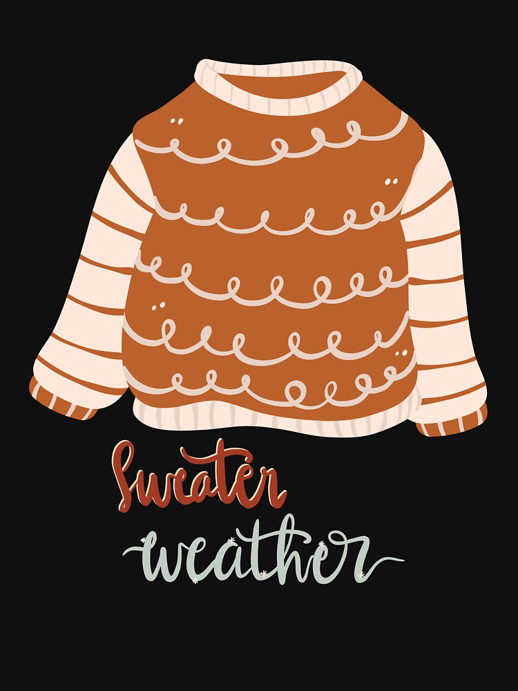 Cozy Sweater Weather T-Shirt | Autumn Fall Fashion Hygge Tee by FestivityFinds