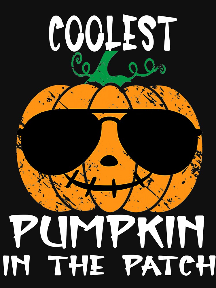 Coolest Pumpkin In The Patch Halloween Boys Girls Men Womens by dunhamo