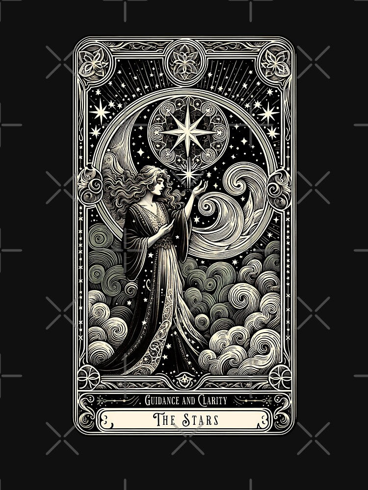 The Star Tarot Card T-Shirt – Celestial Inspiration by goshirtify