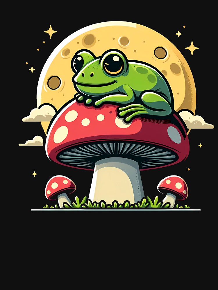 Under The Moon by Funny Vintage Stickers And T-Shirts