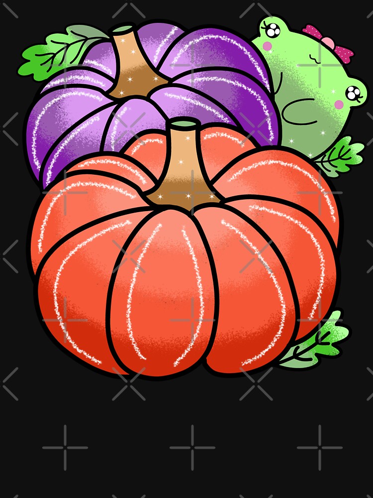 Coolest pumpkin patch halloween frog by Quacktails