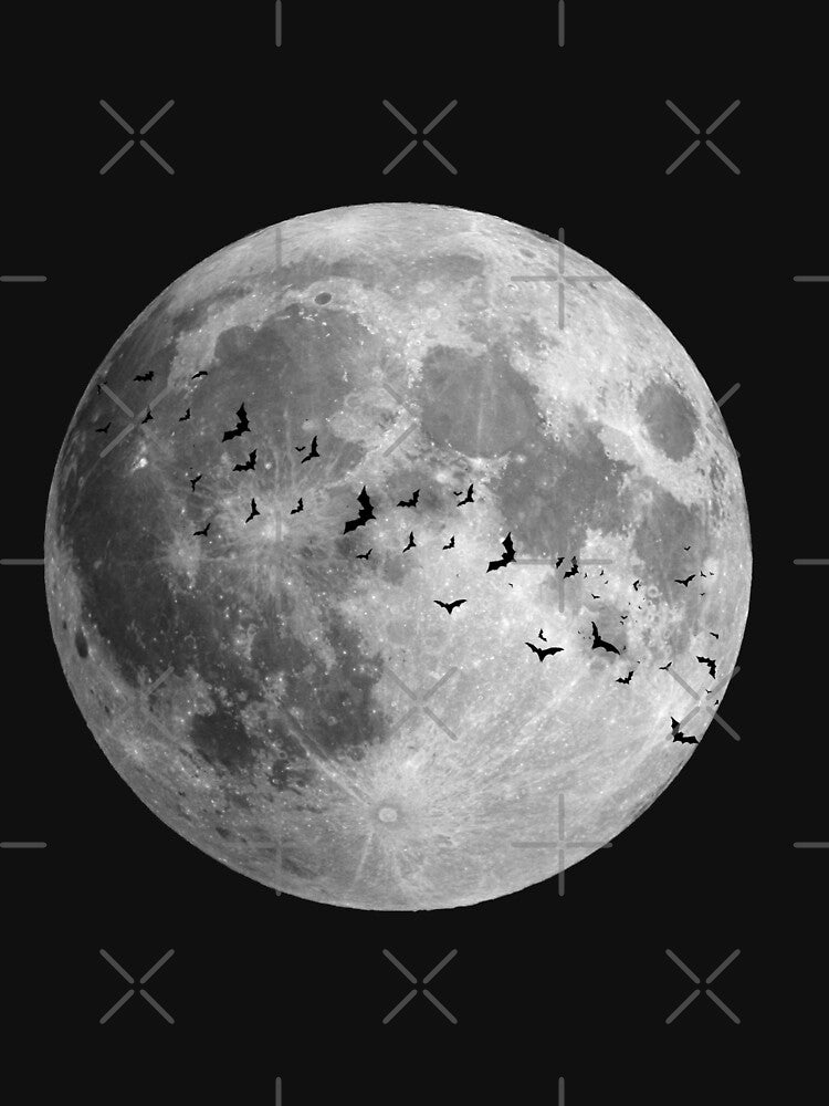 MOON - BATS - BRIGHT - GALAXY - EARTH -ASTROLOGY by itsmemaytal