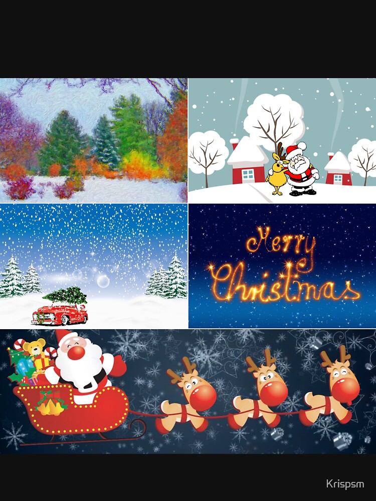 Oldish Vintage Christmas Set #31 by Krispsm