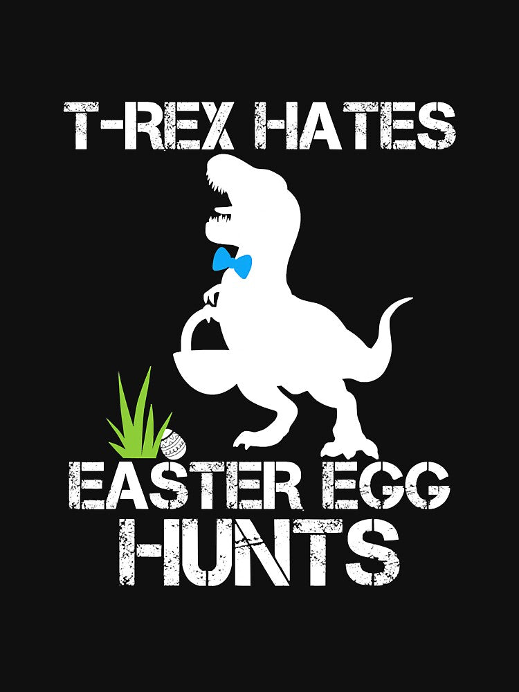 Trex Hates Easter Egg Hunts Funny by SkyCloudBlue