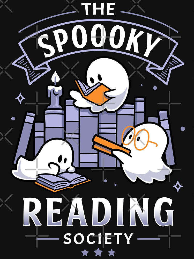 Spooky Reading Society - Cute Ghosts by Snouleaf