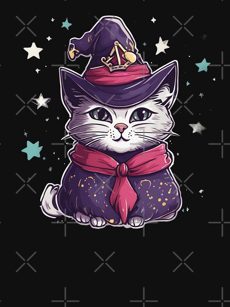 Cute Kitty Cat Feline Wizard by LuizSilva1983