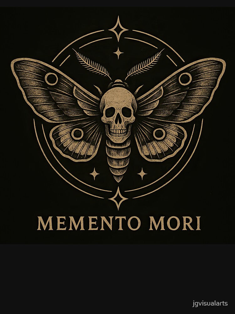 Memento Mori – Death Moth Emblem by jgvisualarts