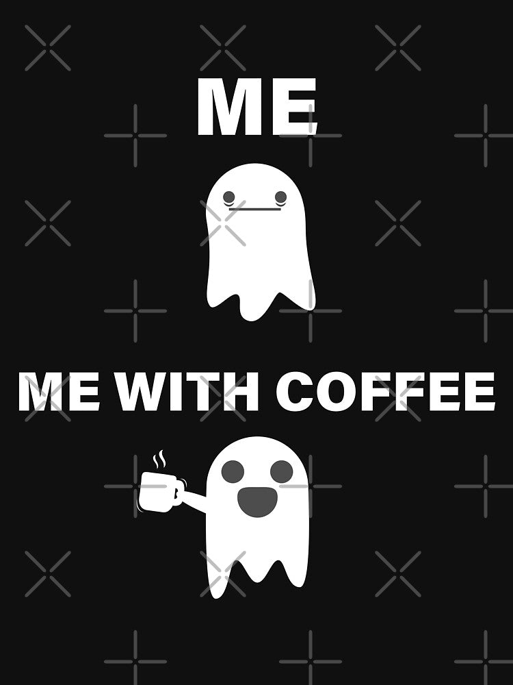 HALLOWEEN ME WITH COFFEE GHOST by TheFirstOne