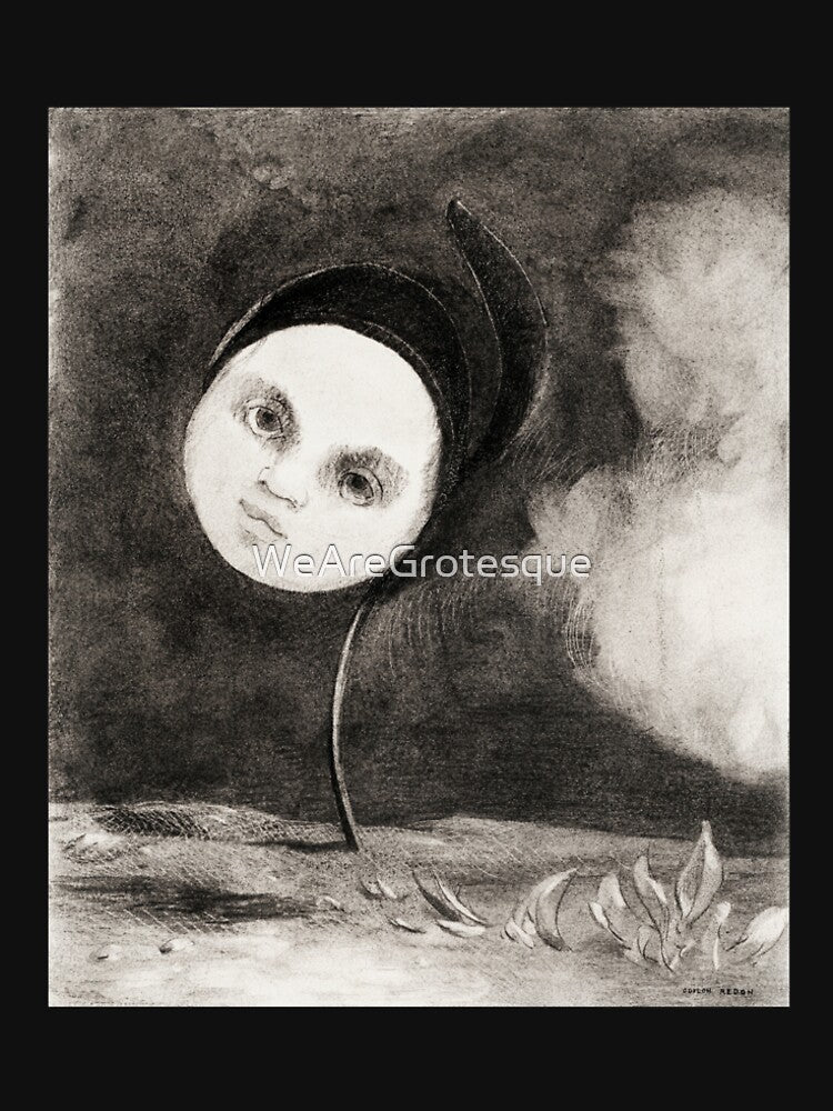 Vintage Halloween Strange Flower Illustration | I Love Halloween | Spooky by WeAreGrotesque