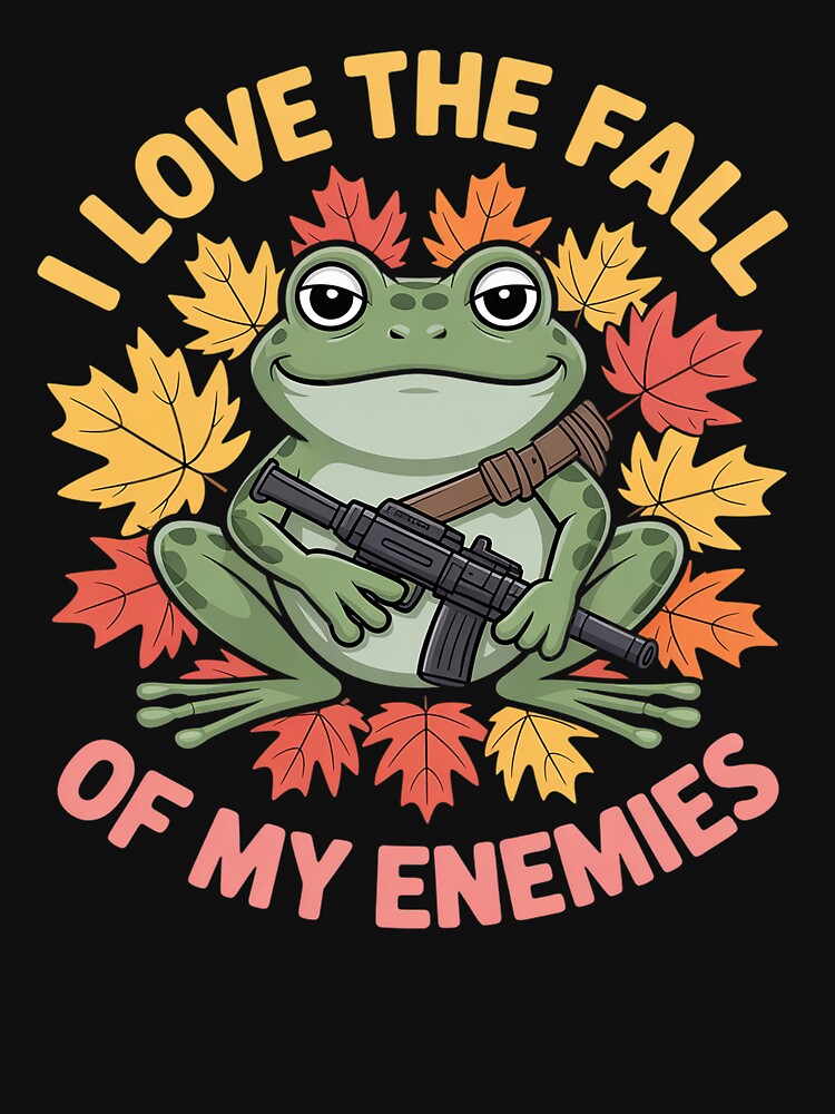 I Love The Fall Of My Enemies Fall Autumn Frog by imsamaharem