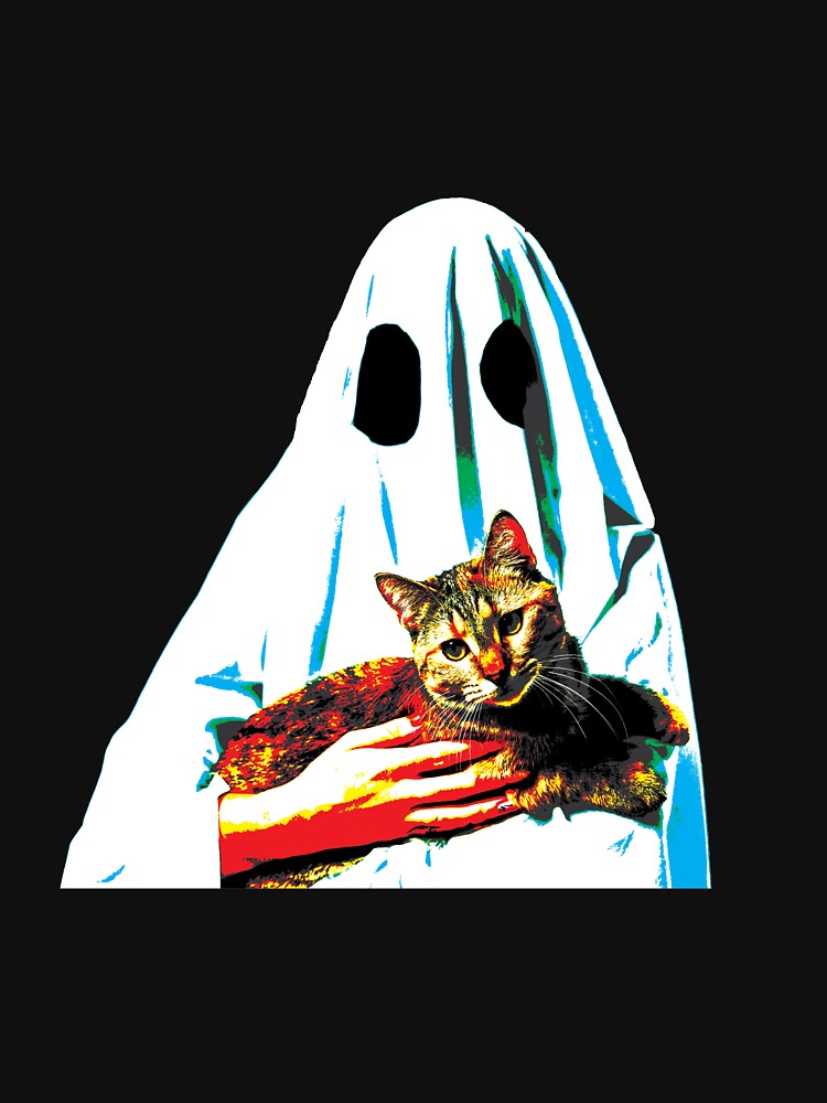 Ghost holding cat by darshants