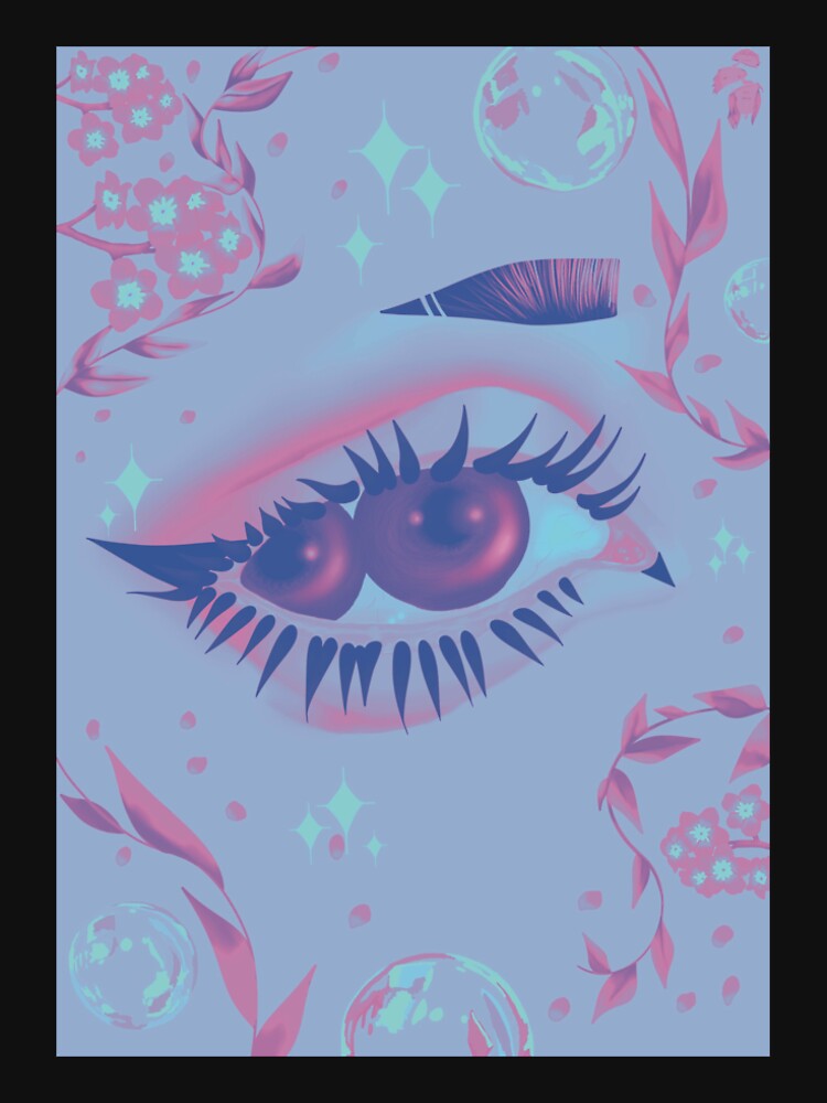 Forget-Me-Not Brown eyes (pink) by ChaosIllustrate