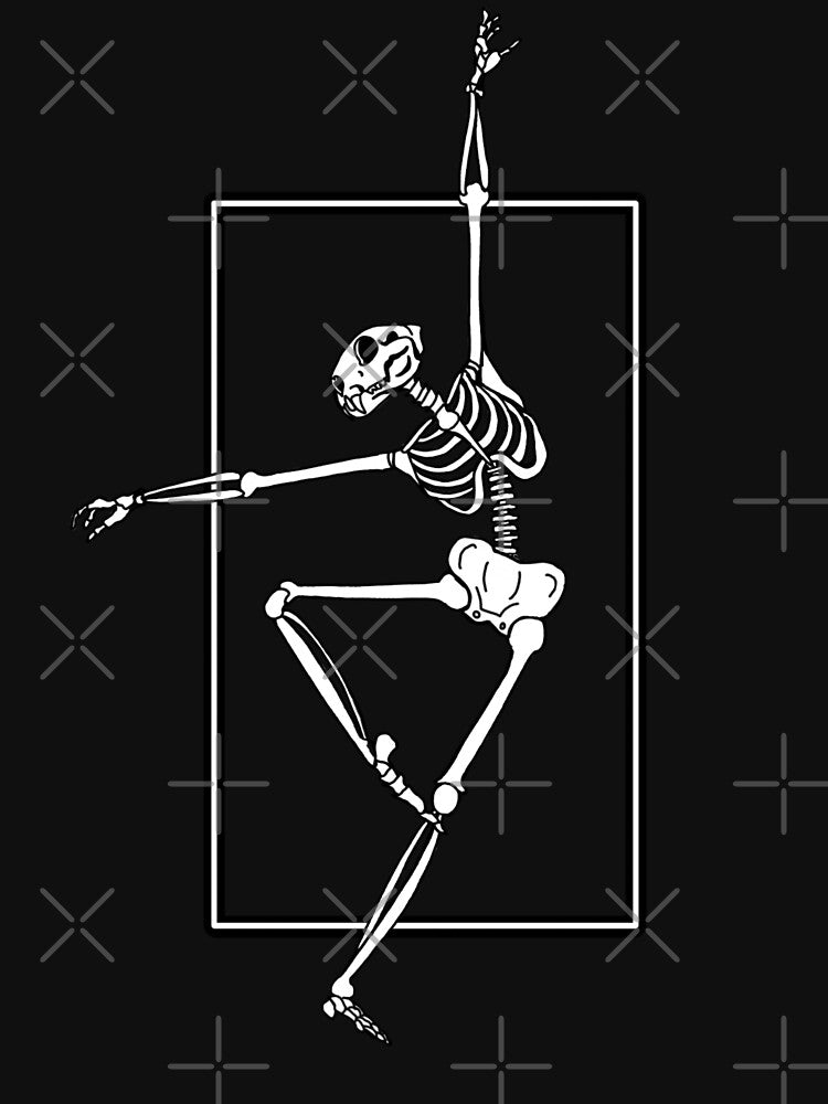 Dancing Cat Skeleton by loopdoodles