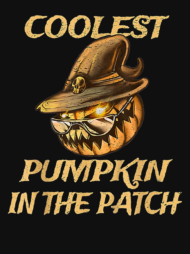 Kids Coolest Pumpkin In The Patch Halloween Boys Girls Men by FideliaShop