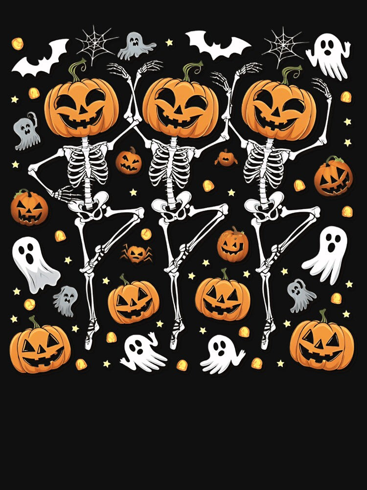 Dance Skeletons Pumpkin  Autumn Night by Hotshots Design