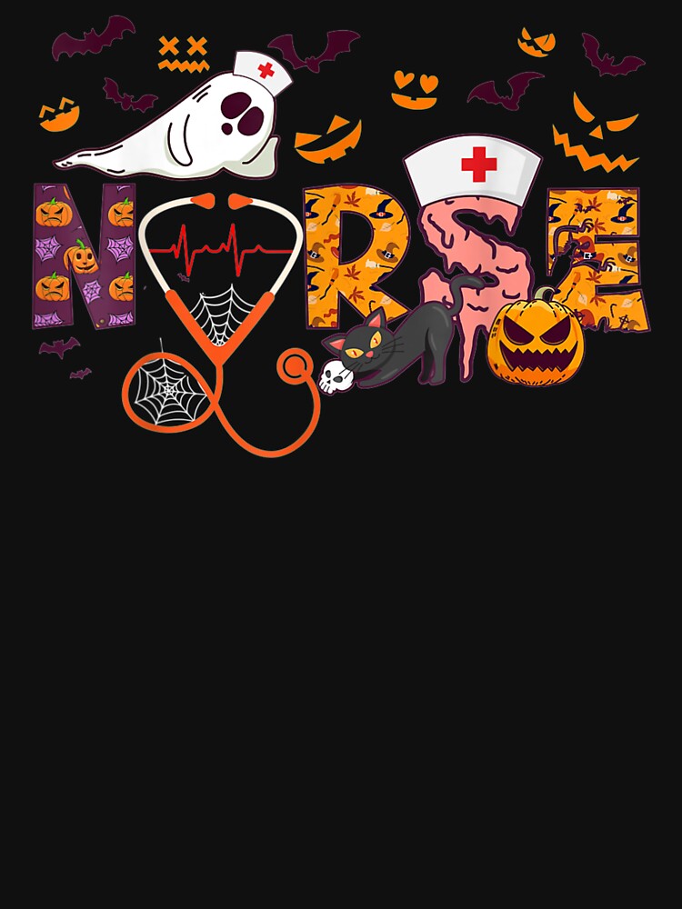 Halloween Nurse - Nursing Cute Health Worker Halloween by johnsimonart