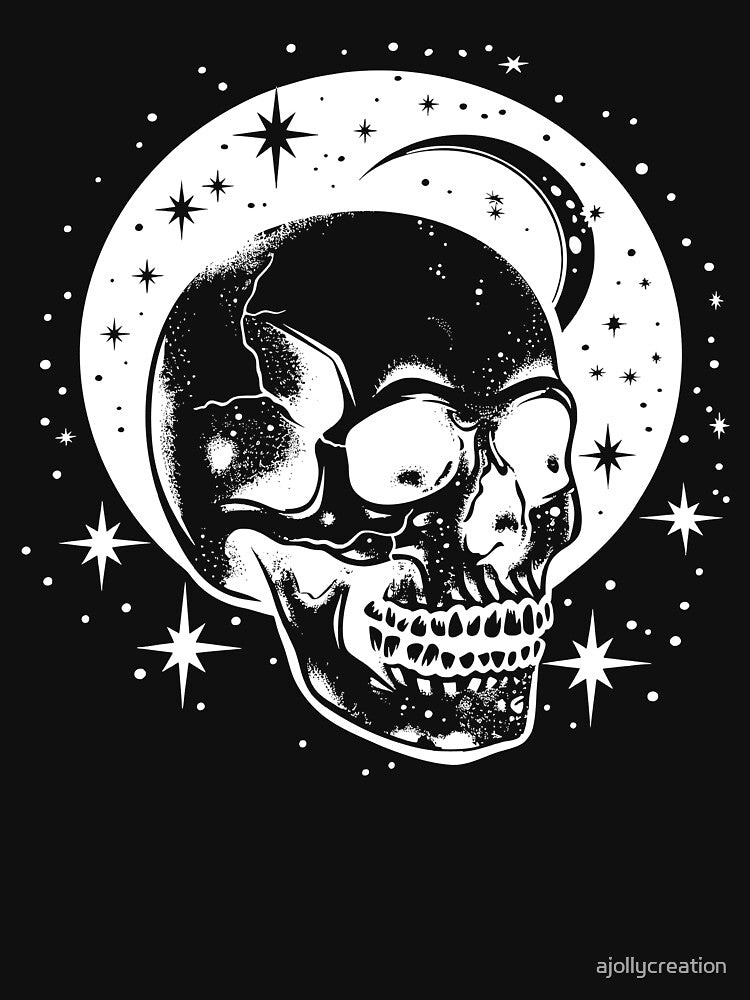 White Celestial Skull by ajollycreation