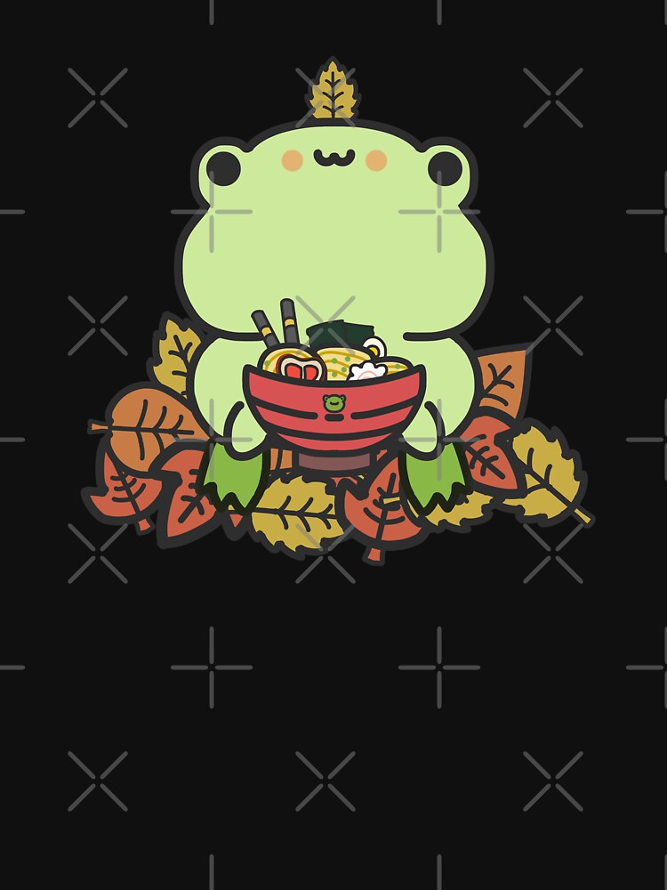 Cute Frog Leaves Ramen by patrick10reyes