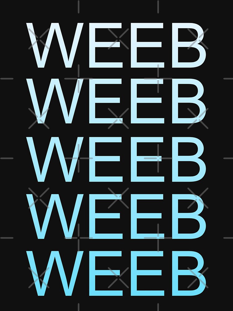 Weeb Blue Text by OhMyStarling