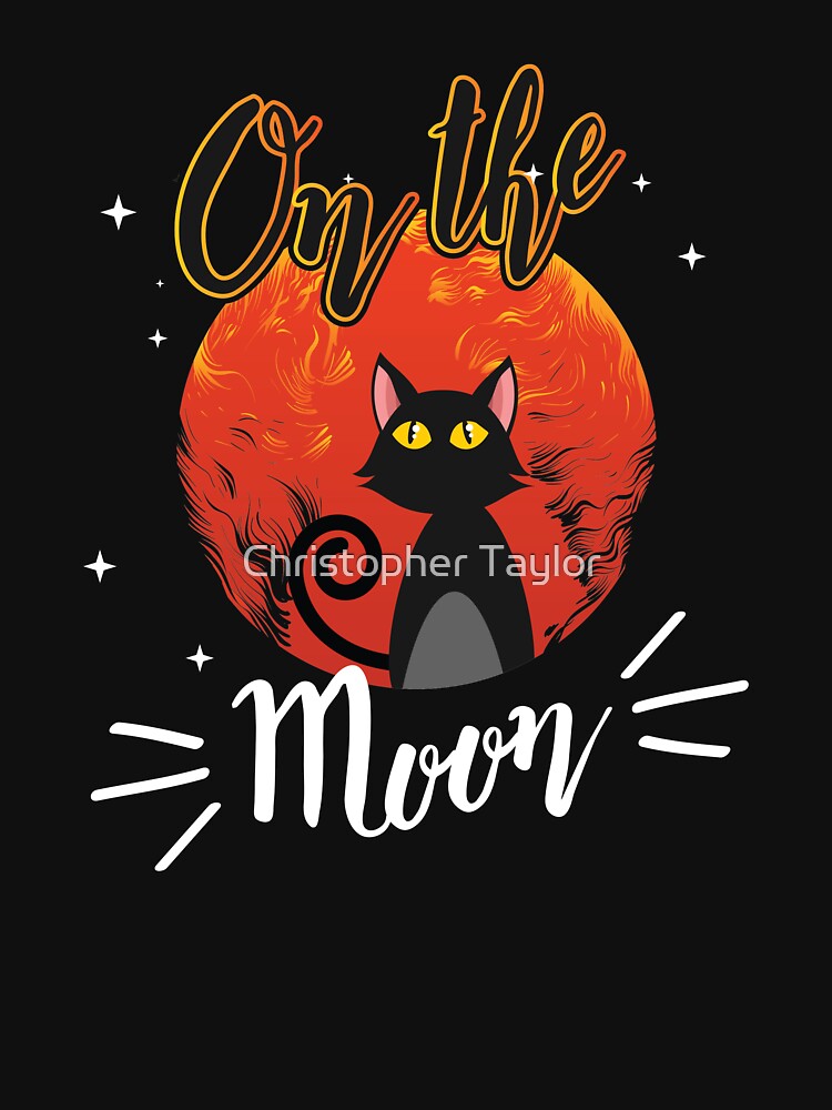 On The Moon | Black Cat by Christopher Taylor