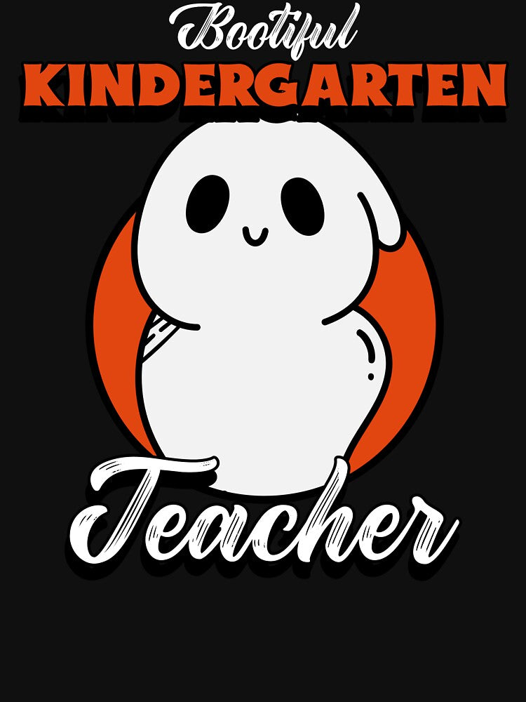 Bootiful Kindergarten Teacher Cute Funny Halloween by NoonMoonApparel